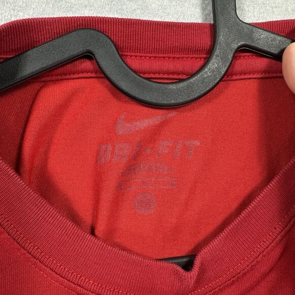 Nike Kobe Bryant Dri-fit Size Medium 24 Red Snake Skin T-shirt Some Flaws - Picture 3 of 11